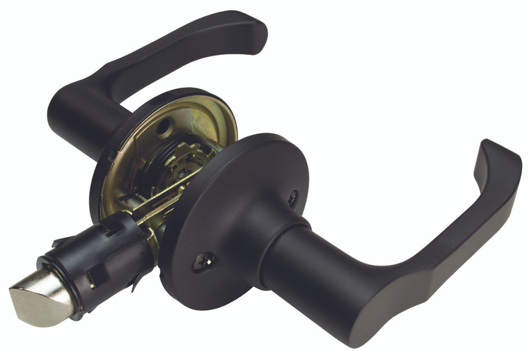 Creative Products Group LSL-806PS-MB Non-Locking Curved Leverset - Matte Black - LSL-806PS-MB