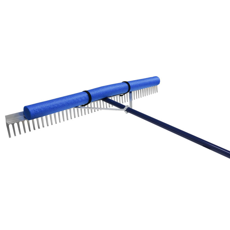 Extreme Max 3005.4254 48" Floating Weed Lake Rake with 11' Extension Handle and 50' Rope - 3005.4254