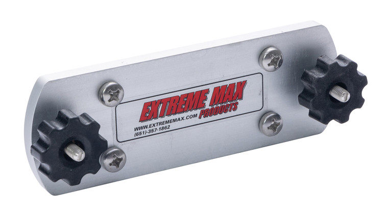 Extreme Max 3005.4287 Universal Track Bracket for Tracker Versatrack, Lund Sport Track, and Other 1/4" Track Systems - 3005.4287