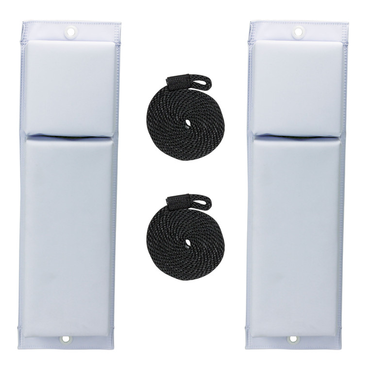 Extreme Max 3006.7228 BoatTector Contour Fender Value 2-Pack - 24", White - 3006.7228