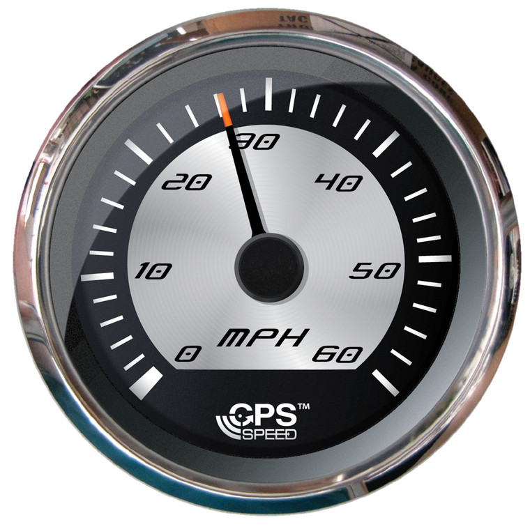 Faria F22010 Platinum Speedometer (60 MPH) (GPS) - 4" (Studded) - F22010