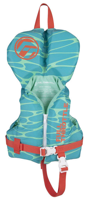 Full Throttle 112400-505-000-22 Infant Nylon Life Jacket - Aqua - 112400-505-000-22
