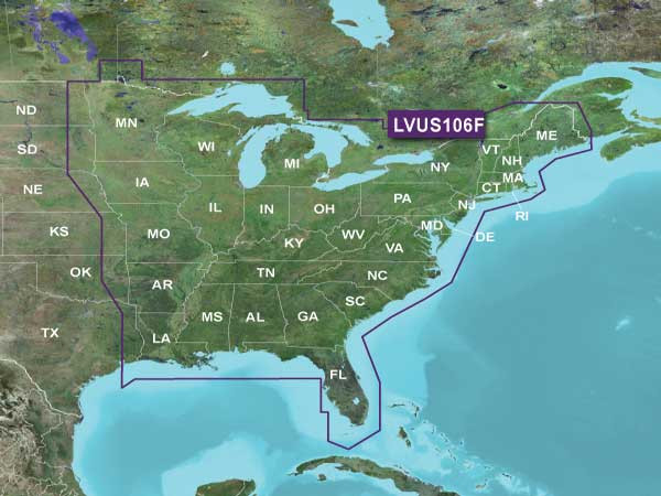 Garmin 010-C1204-00 LAKEVU g3 Ultra East - 010-C1204-00