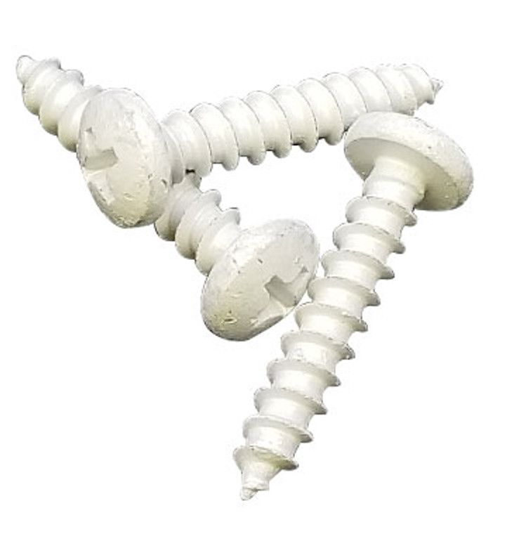 Gatorbak WHK-100-W Wood Hardware Kit #10 Stainless Steel Phillips Head Screw - White, Pack of 100 - WHK-100-W Gatorbak WHK-100-W Wood Hardware Kit #10 Stainless Steel Phillips Head Screw - White, Pack of 100 - WHK-100-W