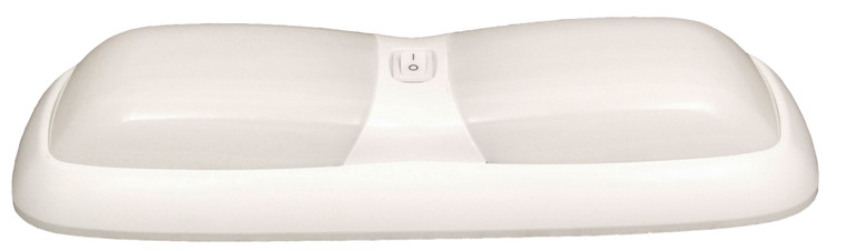 Gustafson Lighting GSAM4004 Double 12V Dome Light with White Lens - GSAM4004