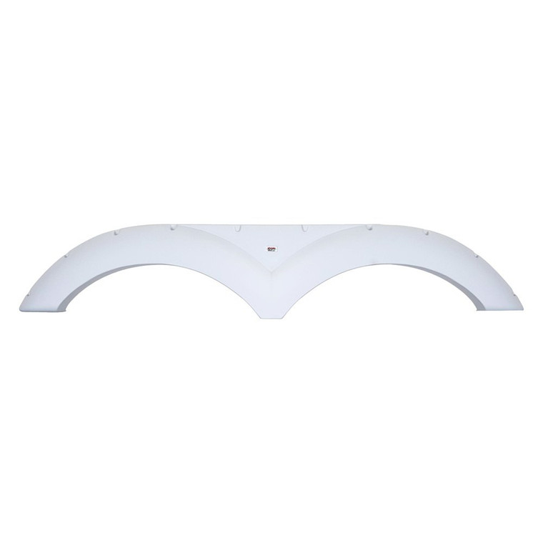 Icon 01690 Tandem Axle Fender Skirt FS790 for Dutchmen - Polar White - 1690