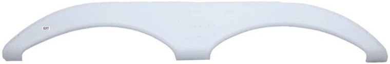 Icon 01806 Tandem Axle Fender Skirt FS1806 for Forest River - Polar White - 1806