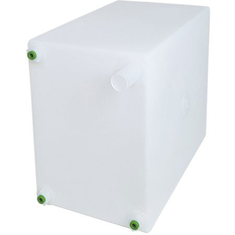 Icon 12728 Fresh Water Tank with 1/2" FTP and 1-1/4" Filler WT2464 - 17" x 14" x 10", 10 Gallon - 12728
