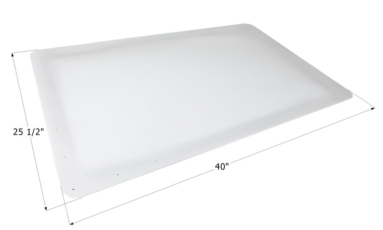Icon 14140 RV Skylight SL2236 - 36" x 21.5" x 4", Smoke - 14140