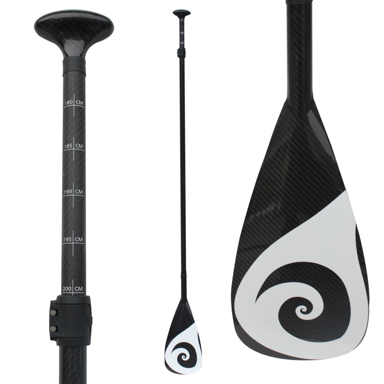 Idol Surf 22-151-071 Adjustable Carbon Fiber SUP Paddle - 22-151-071