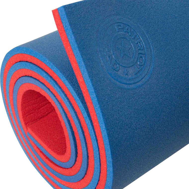 Idol Surf 22-206-12 Patriot Pad Foam Watermat - 2-Ply, 12', Red/Blue - 22-206-12