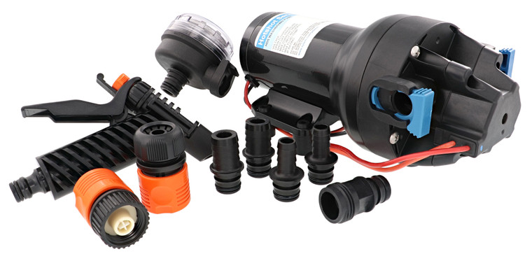 Jabsco P501J-119N-3A HotShot HD5 Marine Washdown Pump - 12V, 5 GPM, 70 PSI Shut-Off - P501J-119N-3A