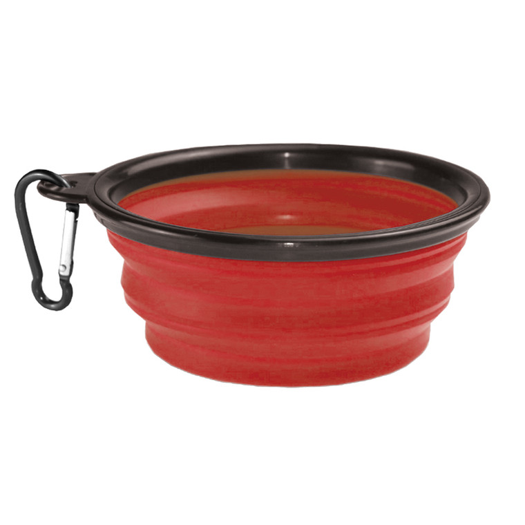 Kuma Outdoor Gear KM-CSB-RB Collapsible Pet Bowl - 34 oz. - KM-CSB-RB