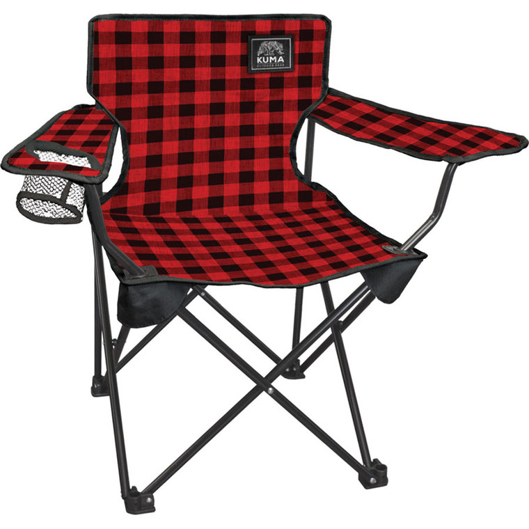 KUMA KM-CUCH-RB Cub Junior Chair - Red Plaid - KM-CUCH-RB
