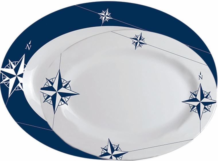 Marine Business 15009 Northwind Oval Serving Platters - 2-Piece Set - 15009