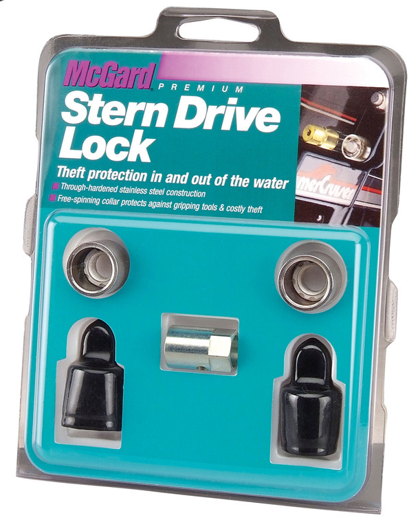 McGard 74019 Marine Twin Stern Drive Lock Set (7/16-20 Thread Size) for MerCruiser/OMC - Pack of 2 - 74019