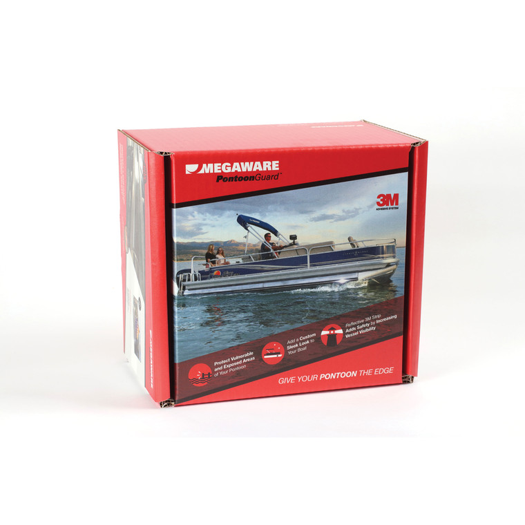 Megaware 31640 Pontoon Guard - Red, 40' - 31640