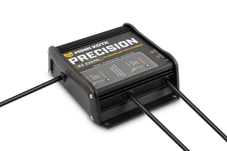 Minn Kota 1832302 MK-230PCL On-Board Precision Battery Charger - 2 Bank, 15 Amps - 1832302