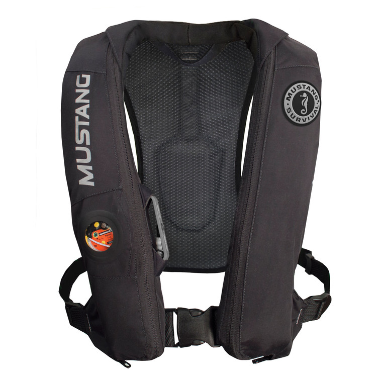 Mustang Survival MD5183BC4 Elite Inflatable PFD / Bass Competition Auto Hydrostatic - Red - MD5183BC4