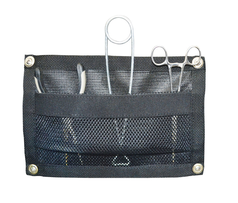 Rig Rite 1700 Mesh Pocket - 8", Black - 1700