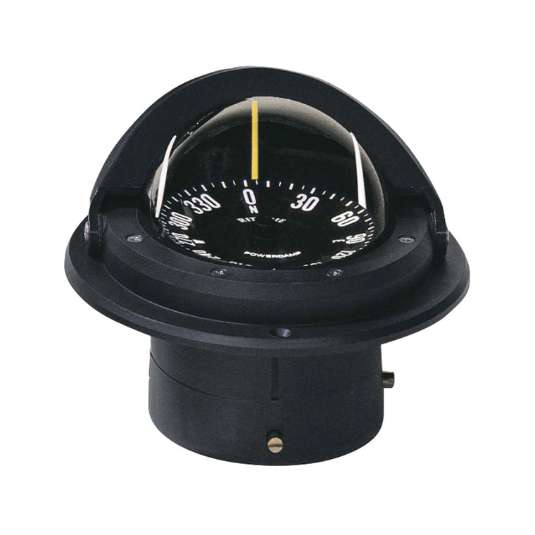Ritchie Navigation F-82 Voyager Compass - Flush Mount, Black with Black Dial - F-82 Ritchie Navigation F-82 Voyager Compass - Flush Mount, Black with Black Dial - F-82