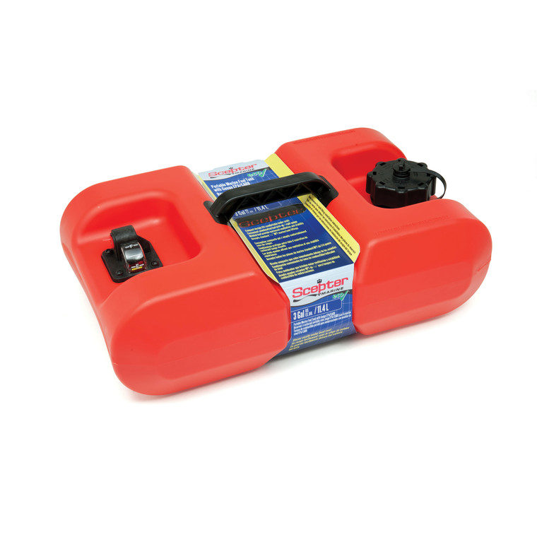 Scepter 10506 Under Seat Portable Fuel Tank - 3 Gallon - 10506 Scepter 10506 Under Seat Portable Fuel Tank - 3 Gallon - 10506