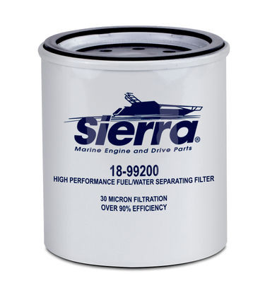Sierra 18-99200 Cartridge Fuel Filter R20P - 30 Micron - 18-99200