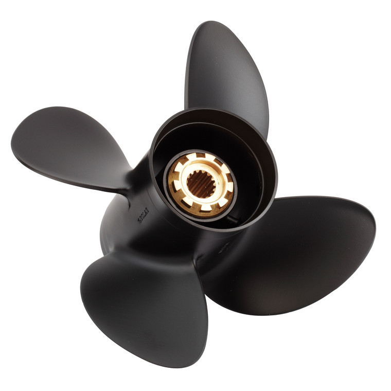 Solas 1413-128-17 Amita 4 Aluminum 4-Blade Propeller - RH, 12.75" Diameter x 17" Pitch - 1413-128-17