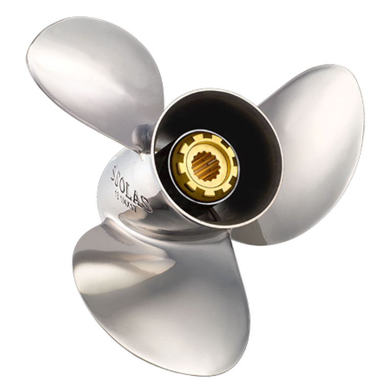 Solas 2231-105-11 Saturn Stainless Steel 3-Blade Propeller - RH, 10.5" Diameter x 11" Pitch - 2231-105-11