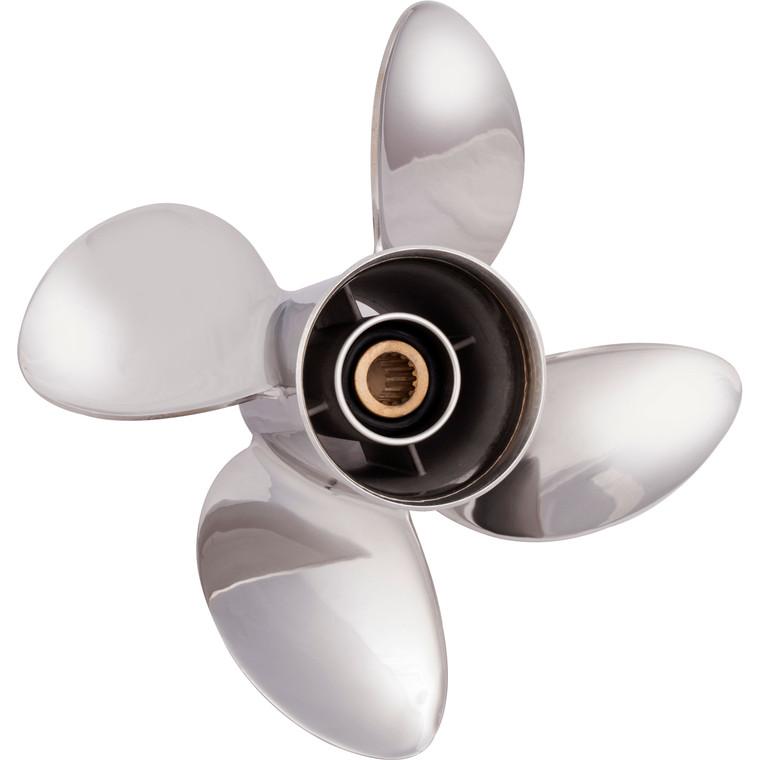 Solas 3553-141-19 HR Titan 4 Stainless Steel 4-Blade Propeller - RH, 14-1/8" Diameter x 19" Pitch - 3553-141-19 Solas 3553-141-19 HR Titan 4 Stainless Steel 4-Blade Propeller - RH, 14-1/8" Diameter x 19" Pitch - 3553-141-19
