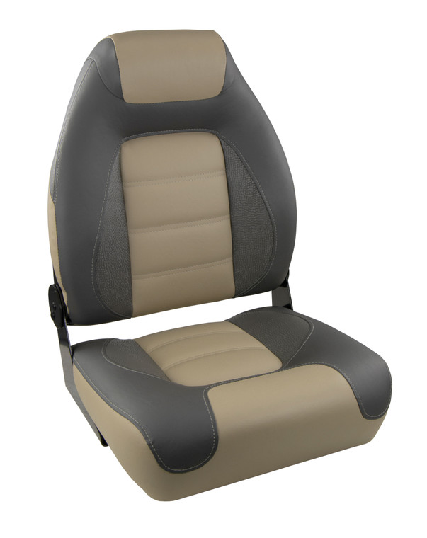 Springfield 1062683 OEM Medium Fold-Down Seat - Charcoal/Tan - 1062683 Springfield 1062683 OEM Medium Fold-Down Seat - Charcoal/Tan - 1062683