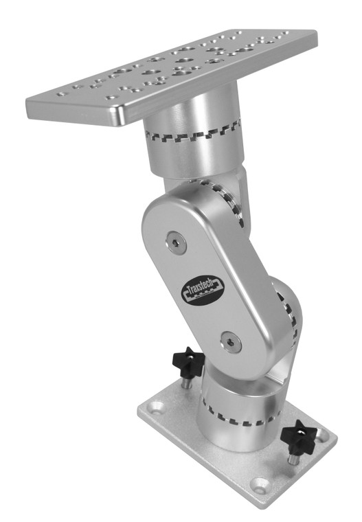 Traxstech ECMDP-108 Lift and Turn Dual Pivot Adjustable Electronics Mount - 8" - ECMDP-108