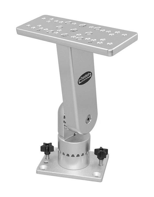 Traxstech ECMLT-108 Tall Lift and Turn Single Pivot Adjustable Electronics Mount - 8" - ECMLT-108