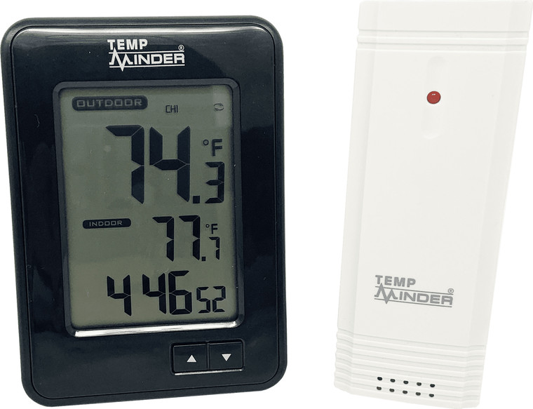 Valterra TM22259VPP TempMinder Compact Wireless Thermometer with Clock - TM22259VPP