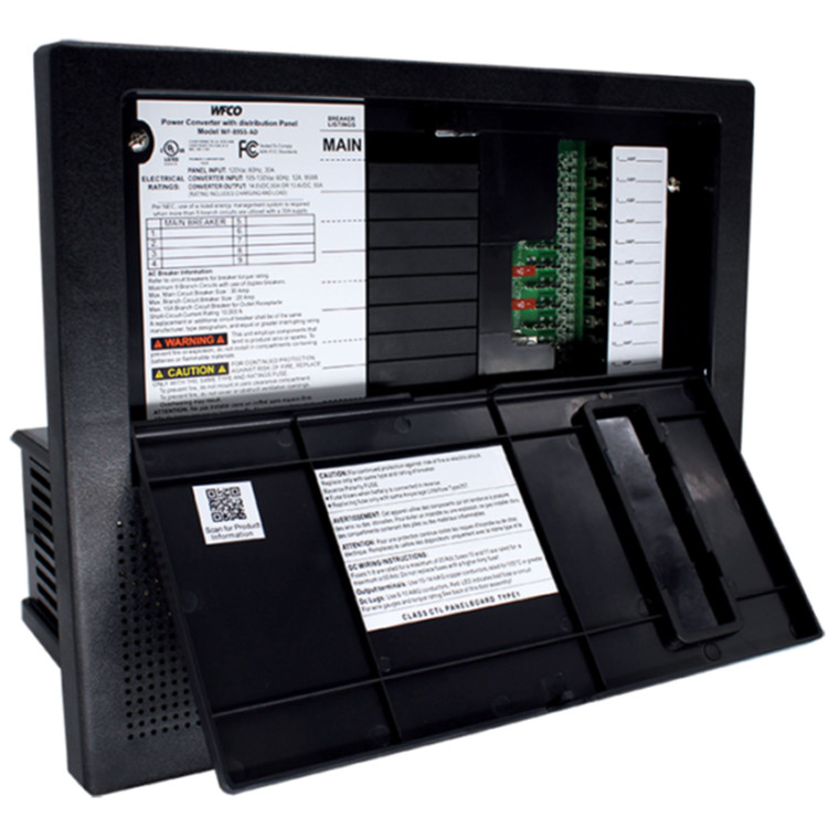 WFCO WF-8945PEC-B WF-8900 Series Power Center - 45 Amp, Black - WF-8945PEC-B