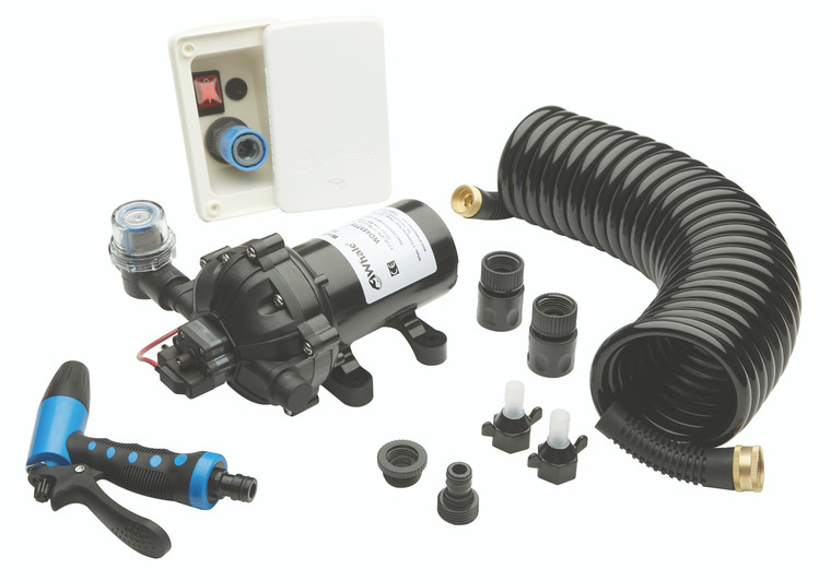 Whale WD3517E High Pressure Wash Down Pump Elite Kit - 3.5 GPM, 12V - WD3517E