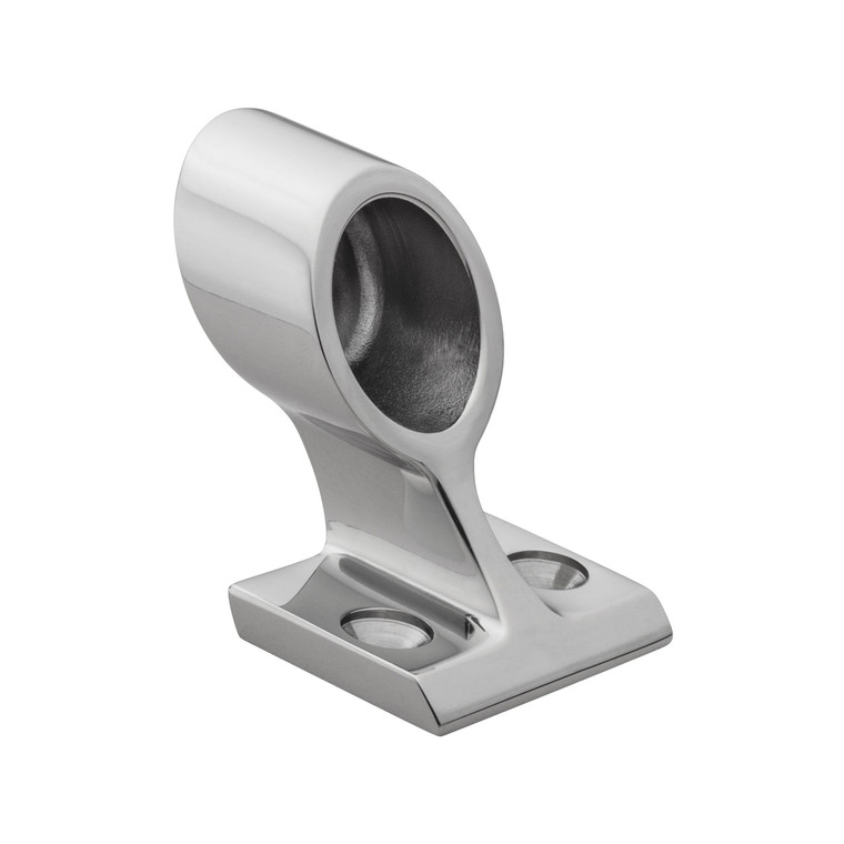 Whitecap 6080C 120° Handrail End Stanchion - 6080C