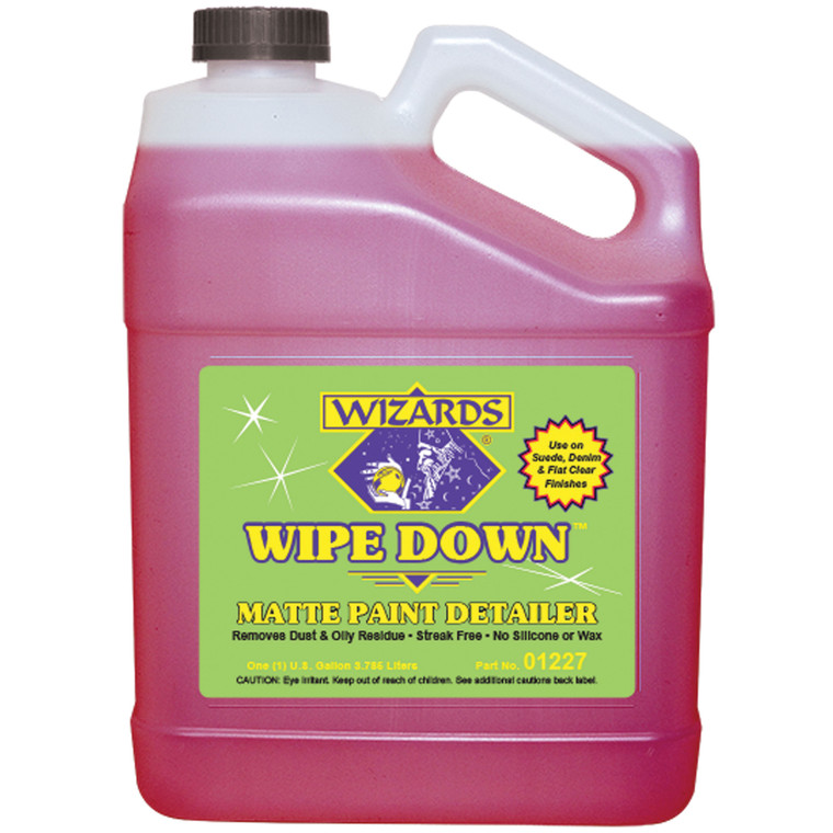 Wizards 01227 Wipe Down Matte Paint Detailer - Gallon - 1227 Wizards 01227 Wipe Down Matte Paint Detailer - Gallon - 1227