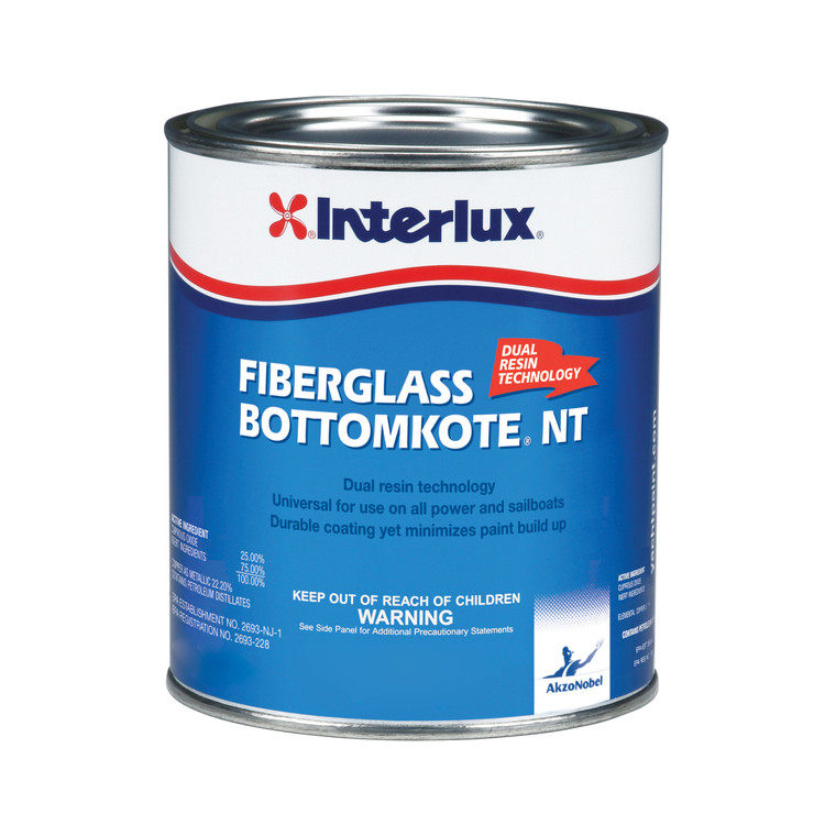 Interlux YBB359/1 Fiberglass Bottomkote NT Antifouling Paint - Green, Gallon - YBB359/1