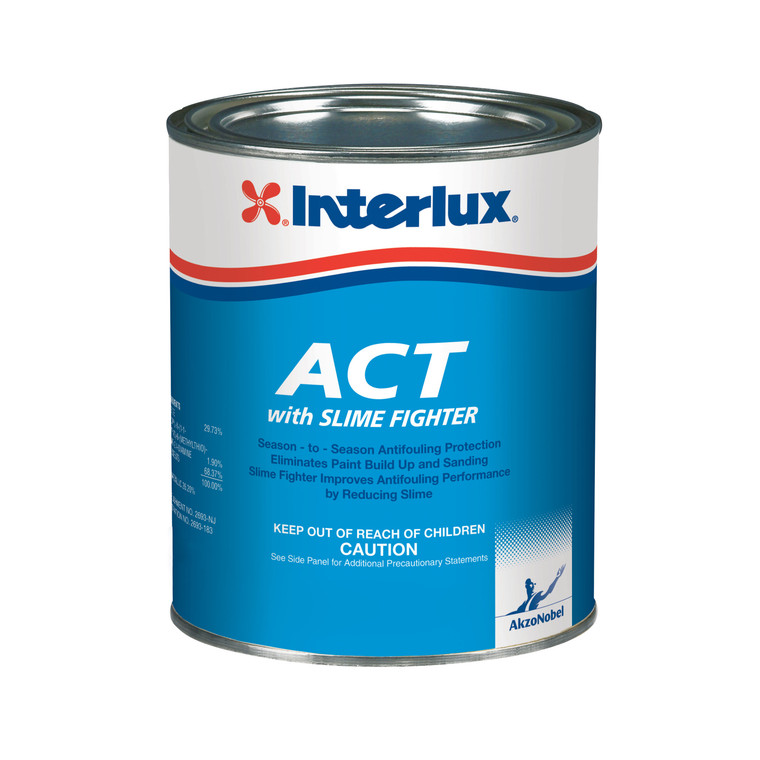 Interlux Y6690U/QT ACT Antifouling Paint - Blue, Quart - Y669OU/QT