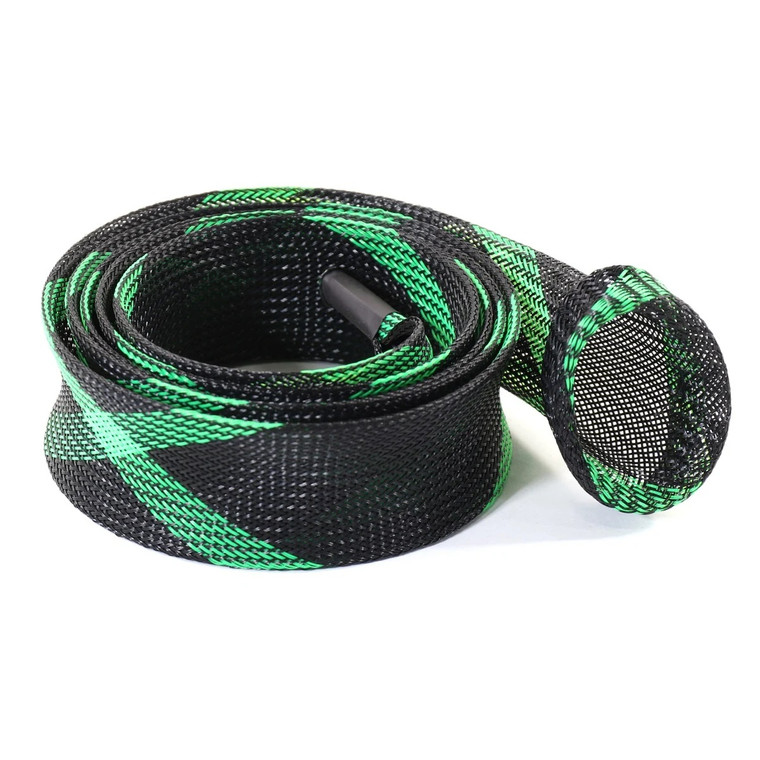 Clam 16084 Ice Rod Slick - Black/Green, 2 Pack - 16084