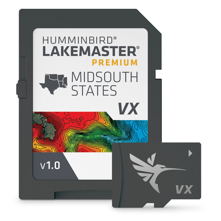Humminbird 602005-1 LakeMaster Premium VX - Midsouth States V1 - 602005-1