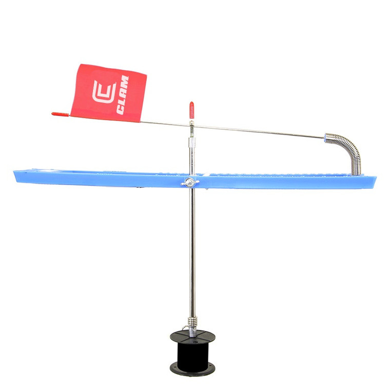 Clam 12047 Blue Ice PIKE Tip Up (Extra Large Spool) - 12047