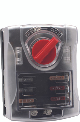 Cole Hersee - St Ato Fuse Hlder W/cover 6-wy - 880027-BP