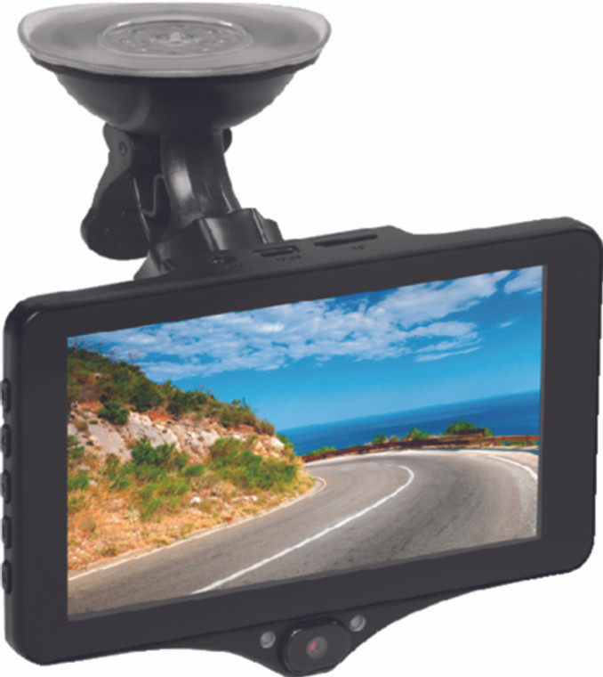 Boss Audio Systems - Dashcam Touchscreen Night Vis - BCAM60