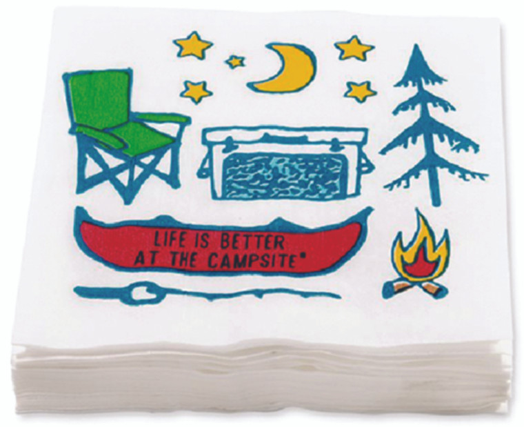 Camco RV - Paper Napkins Campsite Design - 53374