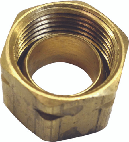 Uflex - Hyd Nut Brass Compression - Tu - 71004K