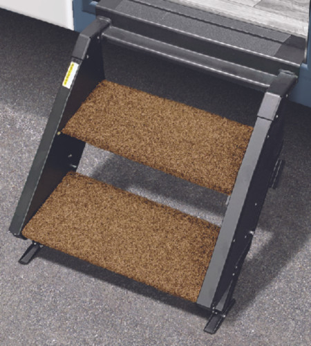 Prest-O-Fit - Step Rug 2step 17.5  Obs Blk - 2-0500