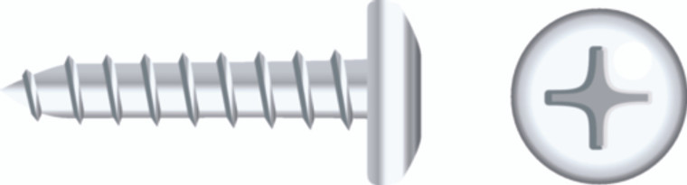 Seachoice - #14 X 1  Pan Sms  Chrom 50bg - SC564CH Seachoice - #14 X 1  Pan Sms  Chrom 50bg - SC564CH