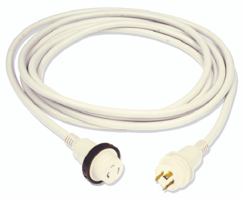 Marinco_Guest_AFI_Nicro_BEP - Cordset 30a 125v 25' White - 25SPPW